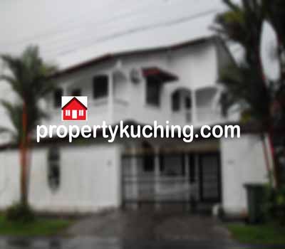 double storey bungalow for sale, rumah banglo dua tingkat untuk dijual, 3rd mile, Kuching