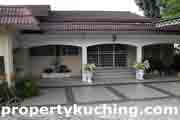 rumah banglo dua tingkat untuk dijual, double storey bungalow for sale, Taman Siol Kandis, Petra Jaya