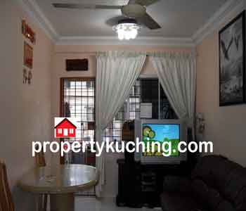 Jual kos sederhana rumah pangsa, Arang Road, living room