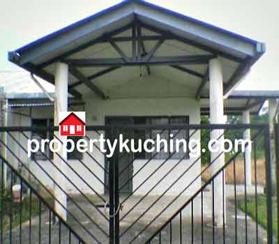 linked terrace single storey for sale, rumah teres satu tingkat dijual, Taman Palma Indah, Matang
